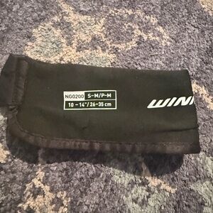 Black WIN Hockey Neck Guard